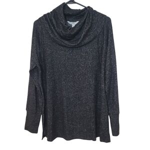 BB Dakota "Cowl Me Maybe" Marled Tunic Sweater Medium